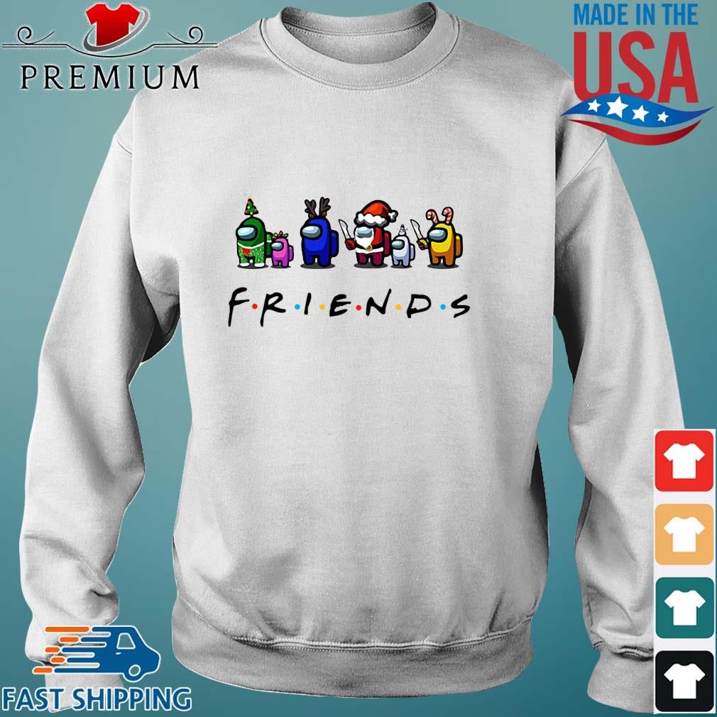Among Us Friends Christmas sweater, shirt,Sweater, Hoodie, And Long ...