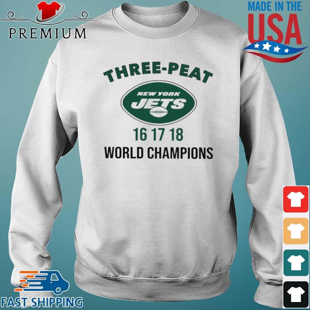 Three Peat New York Jets Champions shirt, hoodie and sweater